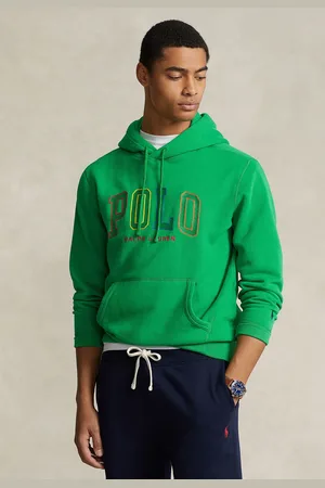 Ralph Lauren Blusa de Moletom Flanelada Fechada Logo