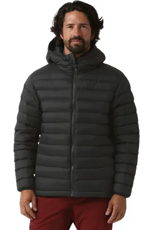 Slim Fitness Jaqueta Puffer Bobojaco com Capuz Removível e Bolsos