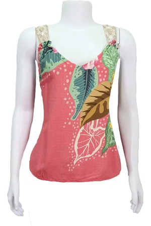 EMIGÊ Regata Munny Tropical Rosa Produto Gentilmente Usado