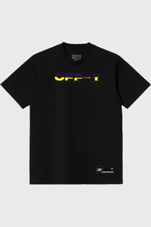 Prison Camiseta Oversized Streetwear Designer Label Preta Off-Y