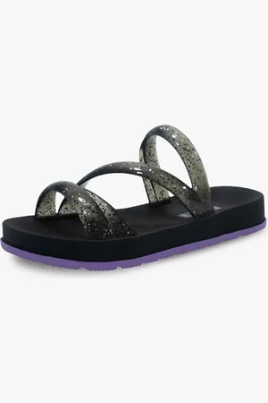 Pópidí Infantil - Chinelo Pópidi Menina Glitter Fume