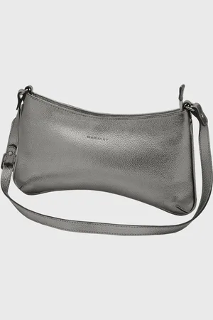 Mariart Bolsa Shoulder Couro Lavanda Onix