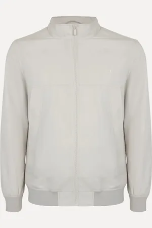 Dudalina Jaqueta Masculina Bomber Texturizada Recortes Claro