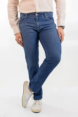 Anticorpus JeansWear Calça Jeans Masculina Slim Tradicional Azul Médio Anticorpus