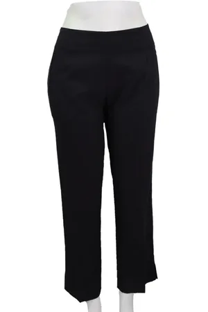 EMIGÊ Calça Annexe Social Risca de Giz Preta Produto Gentilmente Usado