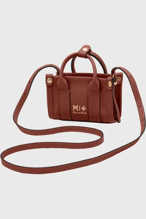 Mariart Bolsa Transversal Couro Nano Acácia Terracota
