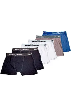 Red Nose Kit com 6 Cuecas Cueca Boxer 320 Azul
