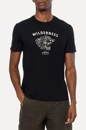 Calvin Klein Camiseta Jeans Masculina Wilderness Preta