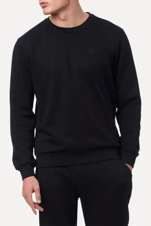 Calvin Klein Moletom Jeans Masculino Crewneck CK Bordado