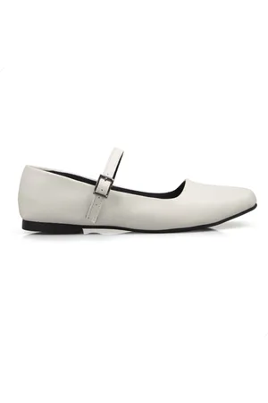 Florim Brasil Oficial Sapatilha Boneca Feminina Off White Mary Jane Florim Premium
