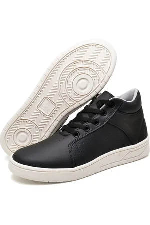 Polo Blu Tênis Casual Feminino Cano Alto Botinha Confortável