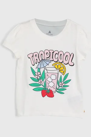 GAP Camiseta Full Print Off-White