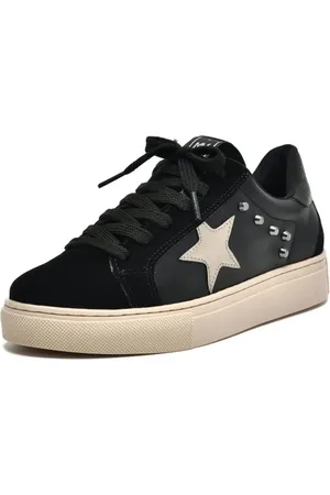 VIA MARTE Tênis Feminino Conforto Casual Flatform Star Spike