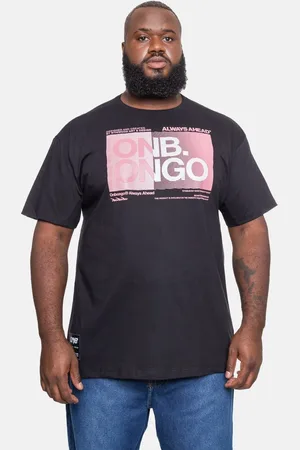 Onbongo Camiseta Plus Size Estampada Preta
