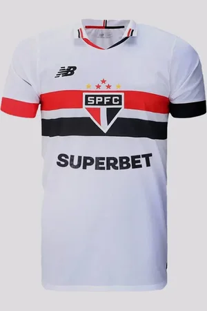 New Balance Camisa São Paulo I 2024 Com Patrocínio
