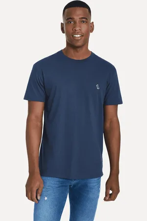 Reserva Camiseta Masculina Slim Jeans Patch Escuro