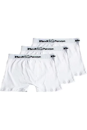 Red Nose Kit com 3 Cuecas Boxer 320 Branco