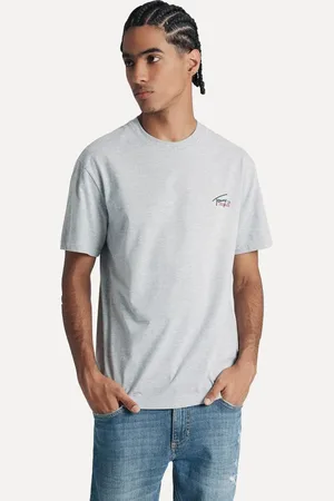 Tommy Hilfiger Camiseta Masculina Regular Classic Smal Flag Mescla