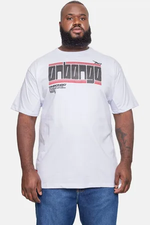 Onbongo Camiseta Plus Size Estampada Branca