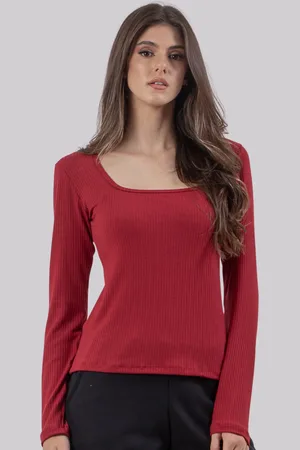 Diluxo Blusa Feminina Decote Coração Ribana
