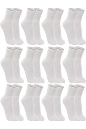 Selene Kit 12 Pares Meias Cano Médio Algodão Masculino Original