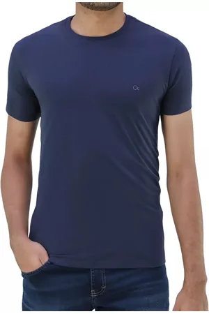 OGOCHI Camiseta Manga Curta Slim Masculina 006000012 Marinho