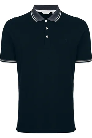 INDIVIDUAL SENTIMENTS Camisa Polo Lines In24 Marinho Masculino