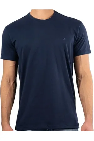 OGOCHI Camiseta Manga Curta Básica Masculina 6001001 Marinho