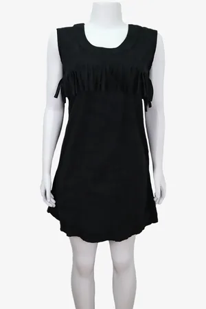EMIGÊ Vestido Iorane Curto Franjas Produto Gentilmente Usado