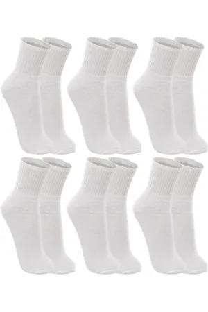 Selene Kit 6 Pares Meias Cano Médio Algodão Masculino Original