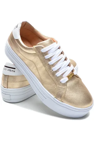 Polo Urban Tênis Casual Feminino Confort em Couro