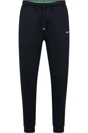 HUGO BOSS Calça Tracksuit Em Mistura De Algodão Com Logo