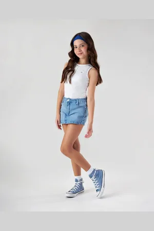 Nina Go Infantil - Regata em Malha Canelada Feminina