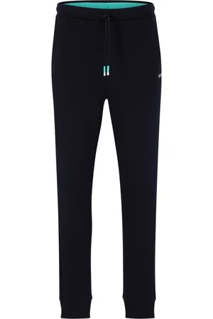 HUGO BOSS Calças Esportivas Com Caimento Regular Com Logotipos Multicoloridos