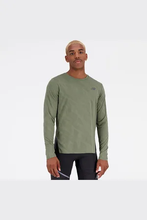New Balance Camisa Manga Longa Q Speed Jacquard Masculina