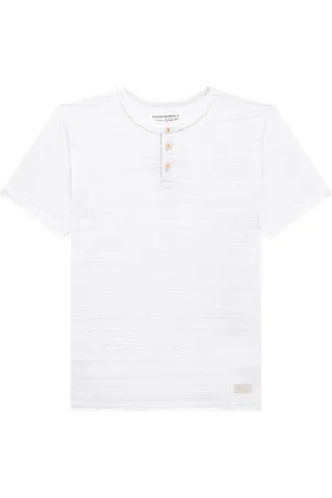 Onda Marinha Infantil - Conjunto Camiseta e Bermuda em Sarja com Elastano Masculino