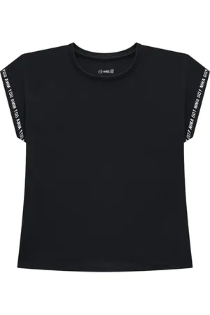 Nina Go Infantil - Blusa Tshirt em Meia Malha Feminina