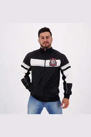 SPR Jaqueta Corinthians Trilobal Winner Preta e Branca