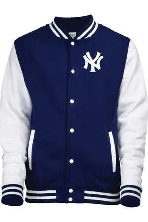 College4EVER Jaqueta College Americana Marinho New York bordada