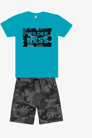 TRICK NICK Infantil - Conjunto Camiseta Com Bermuda