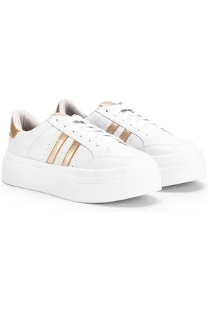 Estilo Shoes Tenis Feminino Sapatenis Sola Alta Listras Original Casual