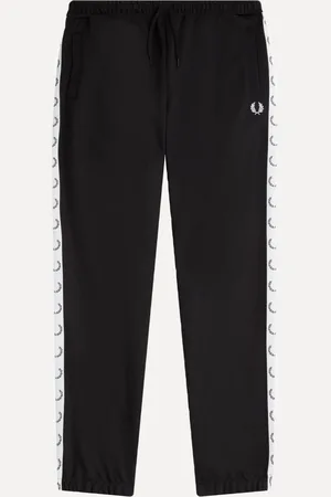 Fred Perry Calça Masculina Training Taped Track Preta