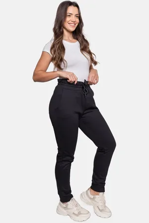 Ecko Calça Moletom Feminino Foil Preta