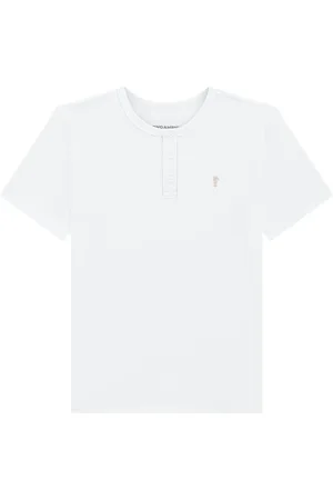 Onda Marinha Infantil - Camiseta em Meia Malha Masculina