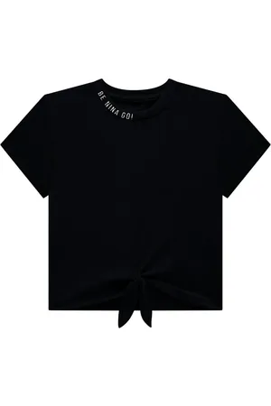 Nina Go Infantil - Blusa Boxy em Malha Canelada Feminino