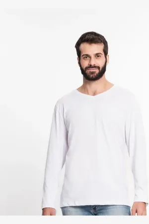 Kohmar Camiseta Meia Malha Básica Masculina