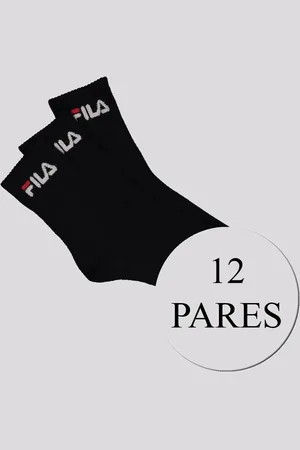 Fila Kit Meia 12 Pares Cano Médio