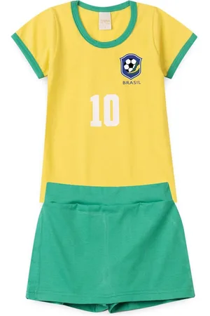 Molekada Infantil - Conjunto Do Brasil Menina