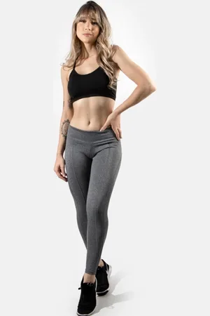 4 Estações Calça Legging Montaria Cintura Alta Lisa Calça Fitness