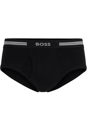 HUGO BOSS Cuecas Regulares Em Algodão Orgânico Com Logo